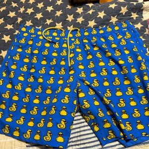 Rubber Ducky Swim Trunks with Liner
